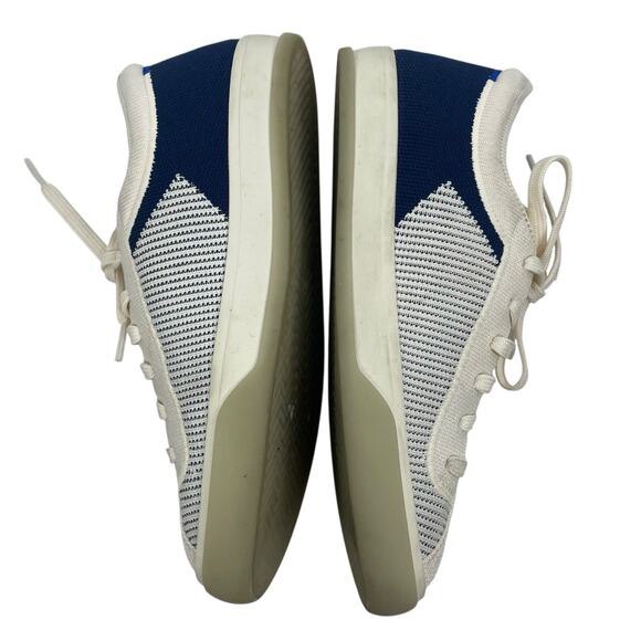 Rothy's The Lace Up Sneaker Knit Fabric Navy Orange Size 7 Limited Edition - Picture 7 of 12